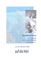 Studienfahrt auf die Höri am 24. Oktober 2015