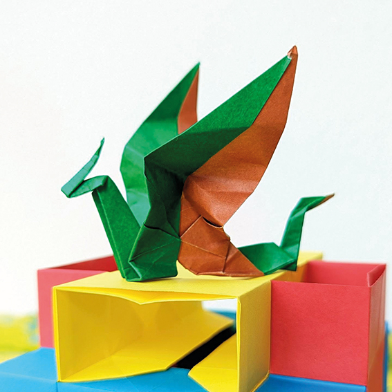 Campus bei uns - Origami-Drachen