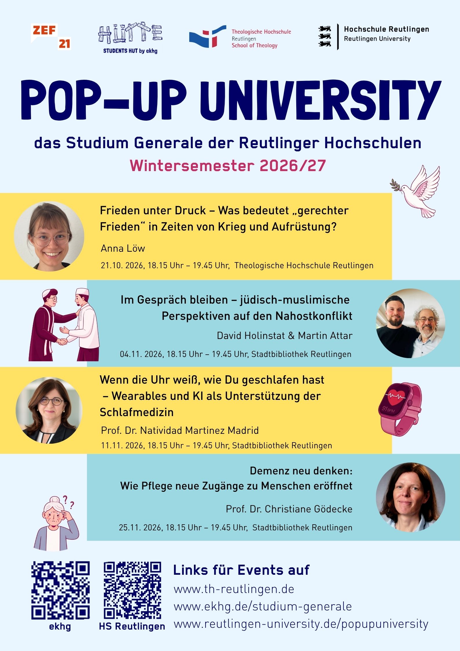 Pop-Up University: Wenn die Uhr weiß, wie du geschlafen hast – Wearables und KI als Unterstützung der Schlafmedizin