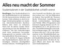 Alles neu macht der Sommer