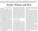 Wucht, Wärme und Wut