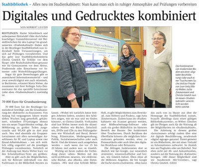 Digitales und Gedrucktes kombiniert