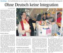 Ohne Deutsch keine Integration