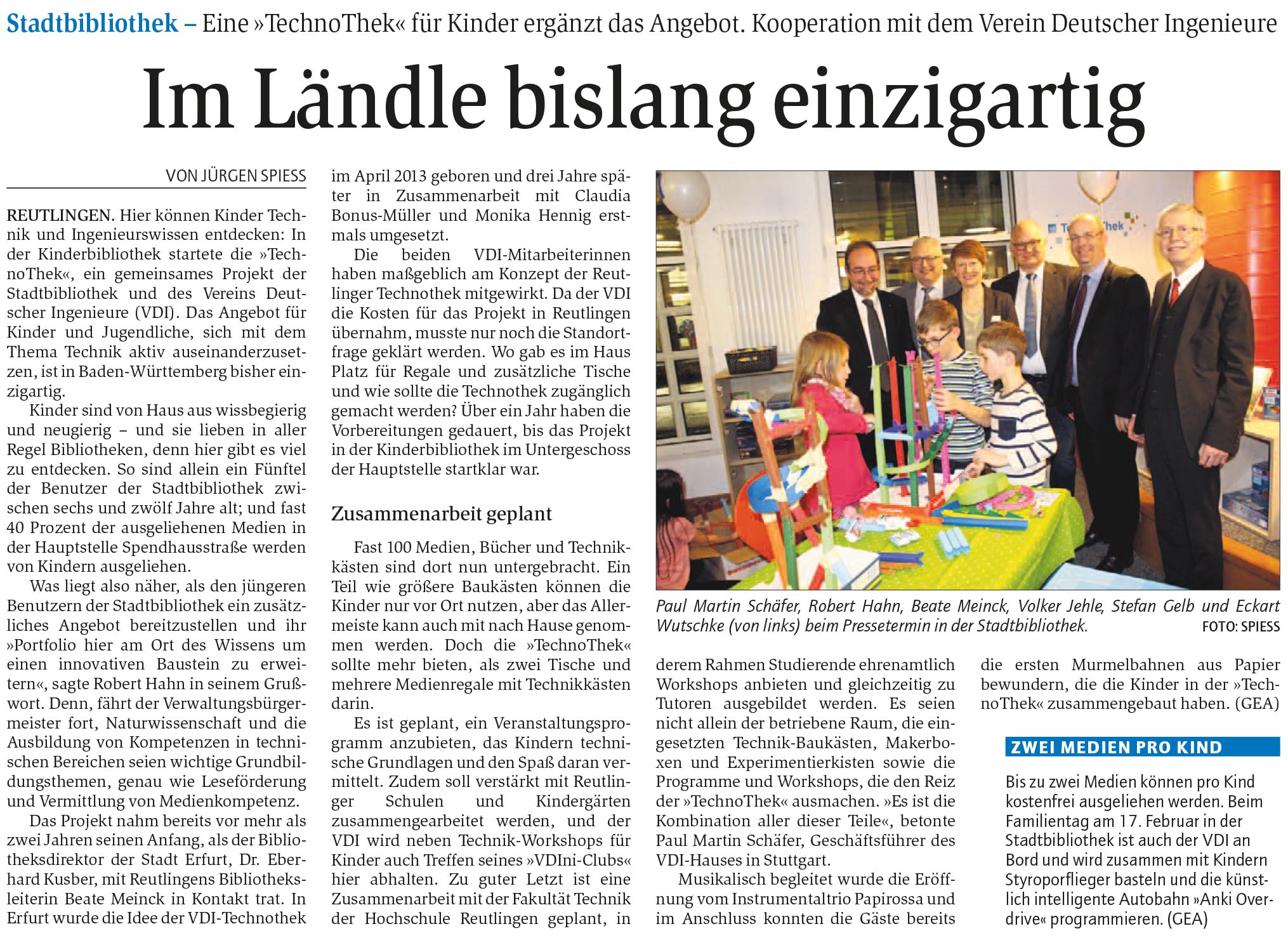 Im Ländle bislang einzigartig